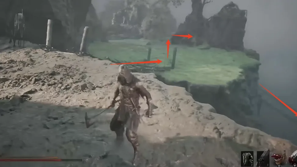 The pit boss guarding a Synaptic Vessel in Mortal Shell II