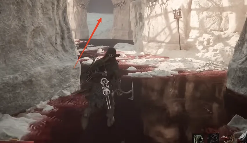 The road from the Bloodcursed Gate Beacon to the Synaptic Vessel