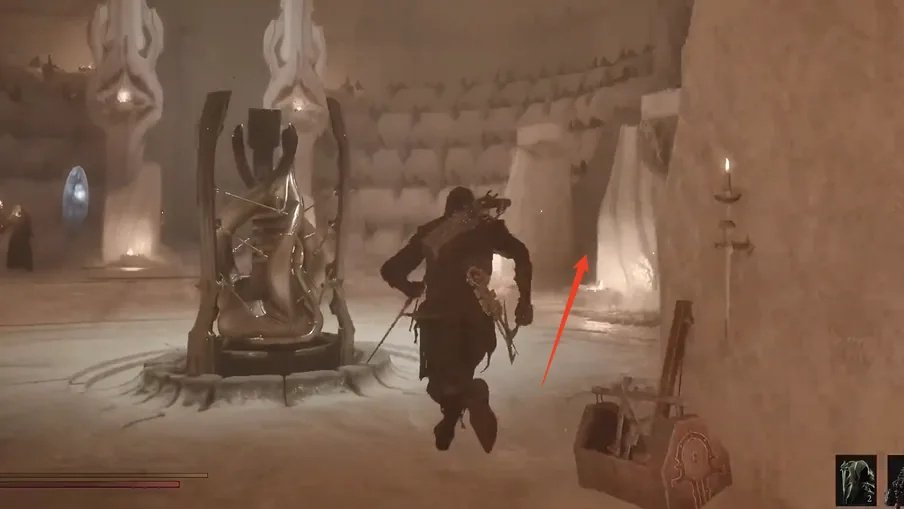 The merchant stall selling Synaptic Vessels in Marrow Keep