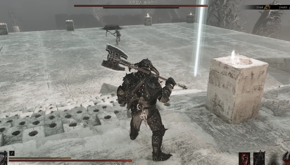 The tavern district of the One-Legged Wolf