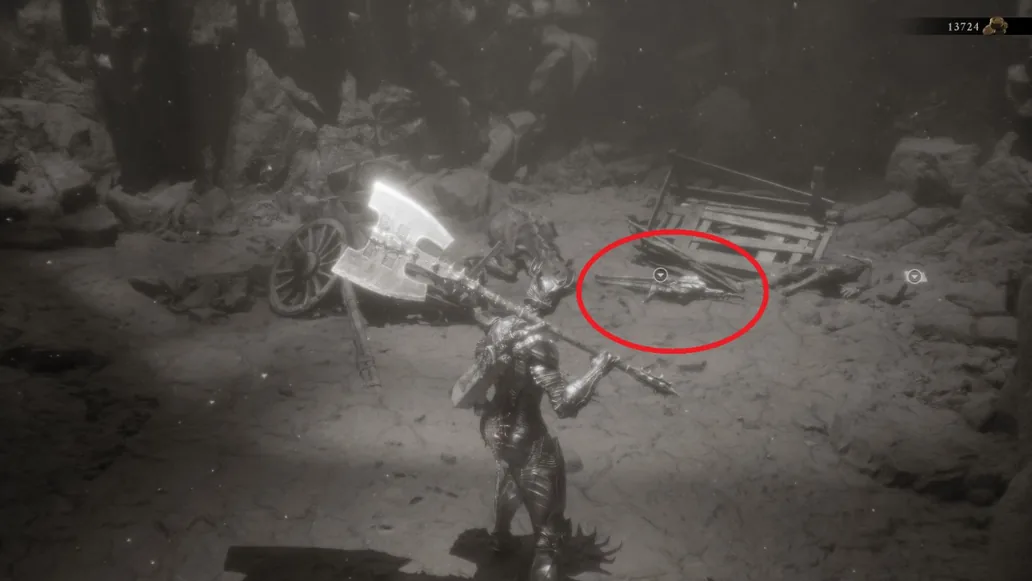 The Triarch Repeater sidearm in Mortal Shell II